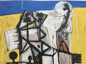 Corneille - Petit Village - Zeefdruk 1987 - Oplage 43/200 kopen? Bied vanaf 350!