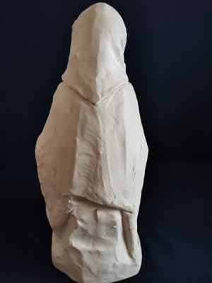 Lorenzo Dal Torrione - Religieus beeld van Moeder met Kind in albast kopen? Bied vanaf 125!