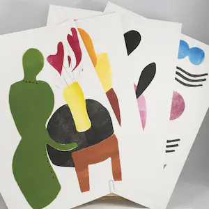 Hendrik Werkman - Hot Printing - 10 handgedrukte replica-prenten kopen? Bied vanaf 75!
