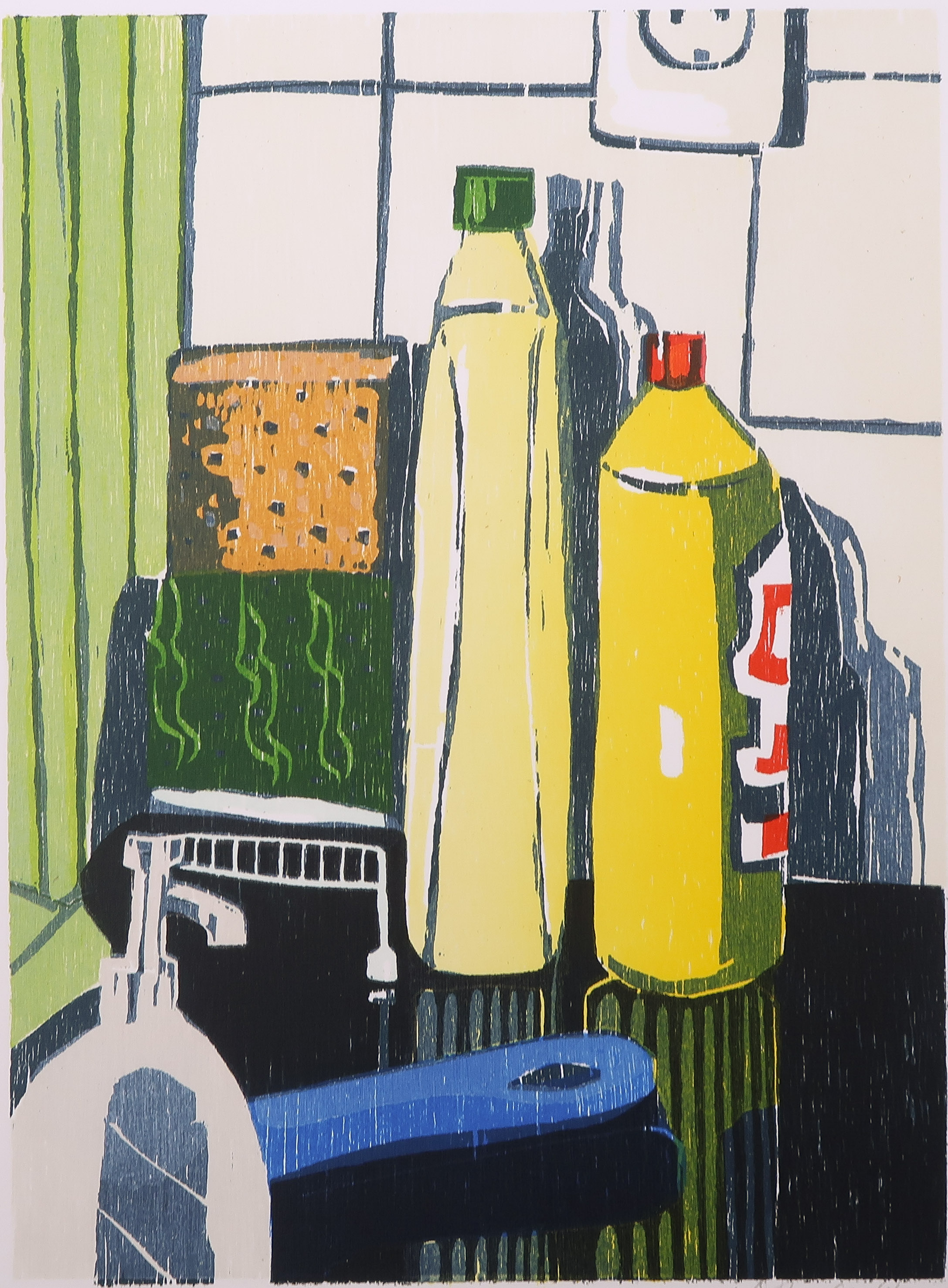 Vincent van Ojen - Grafiek Nu & Poëzie - Houtsnede + Gedicht van Ed Leeflang verkocht voor € 50!