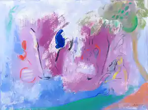 Cora van Vliet - Olieverf op doek, Park verkocht voor € 1!