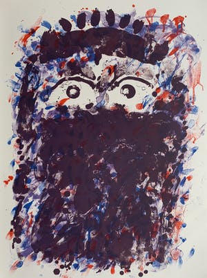 Jef Diederen - kleurenlitho - zonder titel - 1993 kopen? Bied vanaf 75!