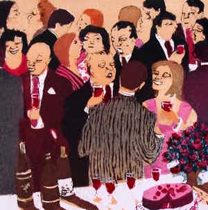 Willy Belinfante - Gekleurde ets: Housewarming verkocht voor € 55!