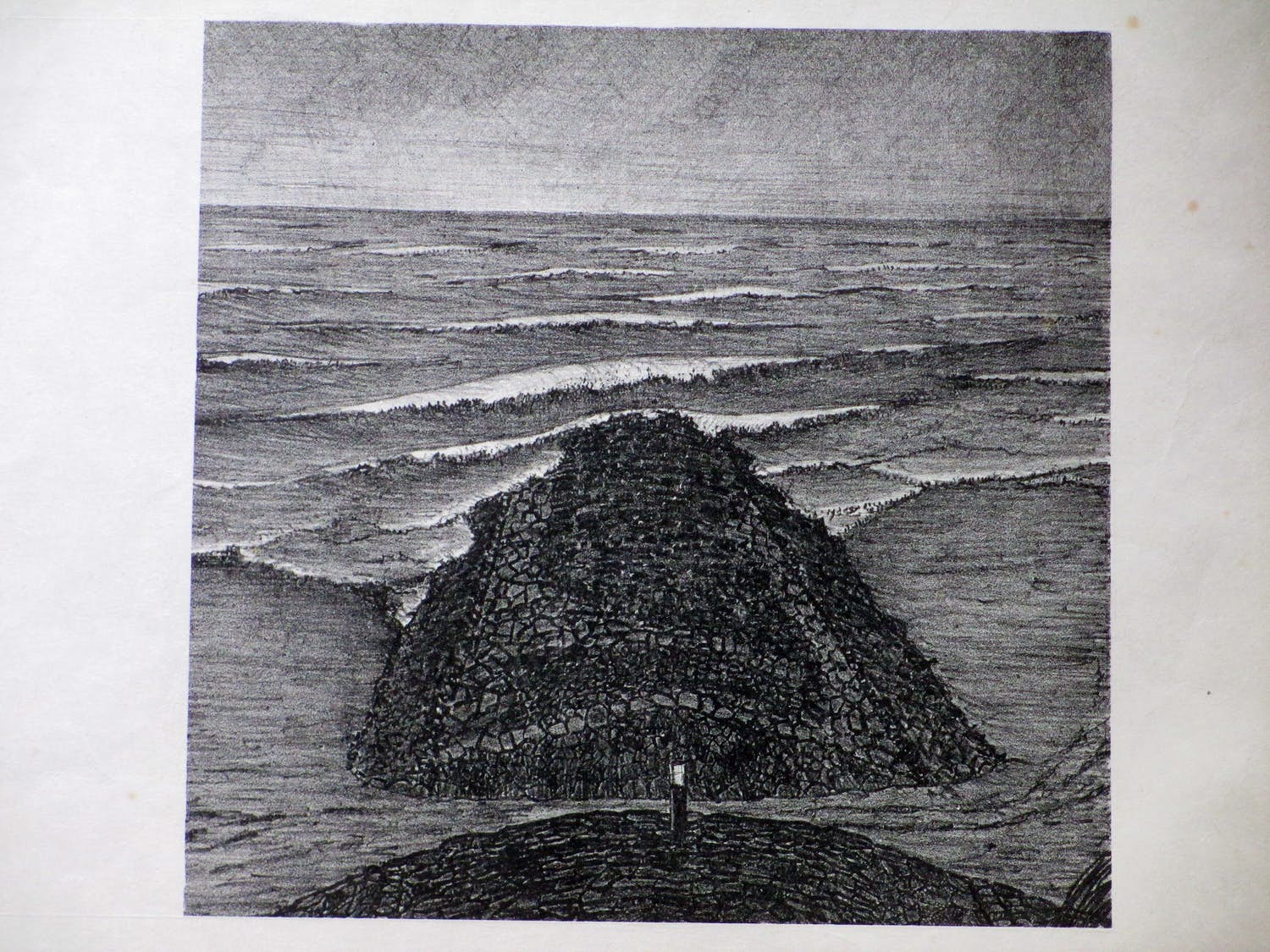 Niet of onleesbaar gesigneerd - T.a. Otto Hanrath - Zeegezicht - Litho kopen? Bied vanaf 1!