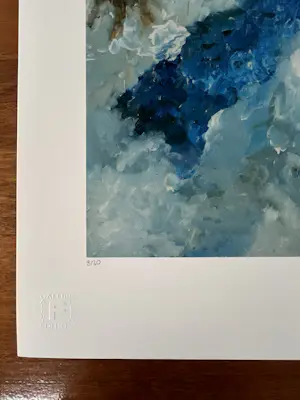 Armando - Kleurengiclée - gesigneerd en genummerd 8/30 -'Gestalt Blau' kopen? Bied vanaf 165!