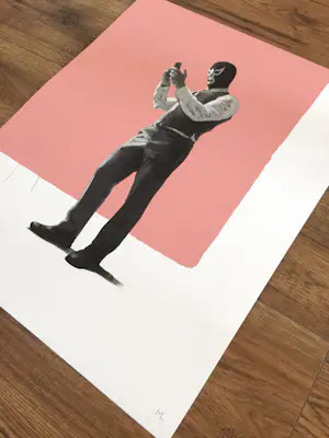 Matt Lambert - She Never - Handgesigneerde zeefdruk met certificaat - 5/25 kopen? Bied vanaf 250!