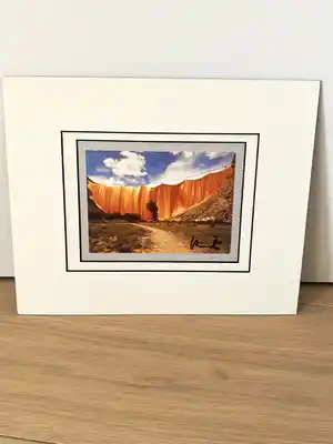 Christo - Valley curtin verkocht voor € 100!