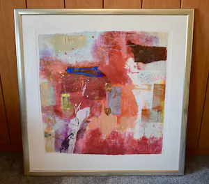 Bram Reijnders - Gemengde techniek - Abstract - Ingelijst (Zeer groot) kopen? Bied vanaf 165!