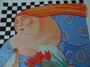 Ada Breedveld - Zeefdruk. Titel, "Hiep, Hiep, Hoera" . kopen? Bied vanaf 50!