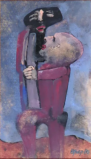 Henk Sparreboom - Gouache, Optillen kopen? Bied vanaf 1!