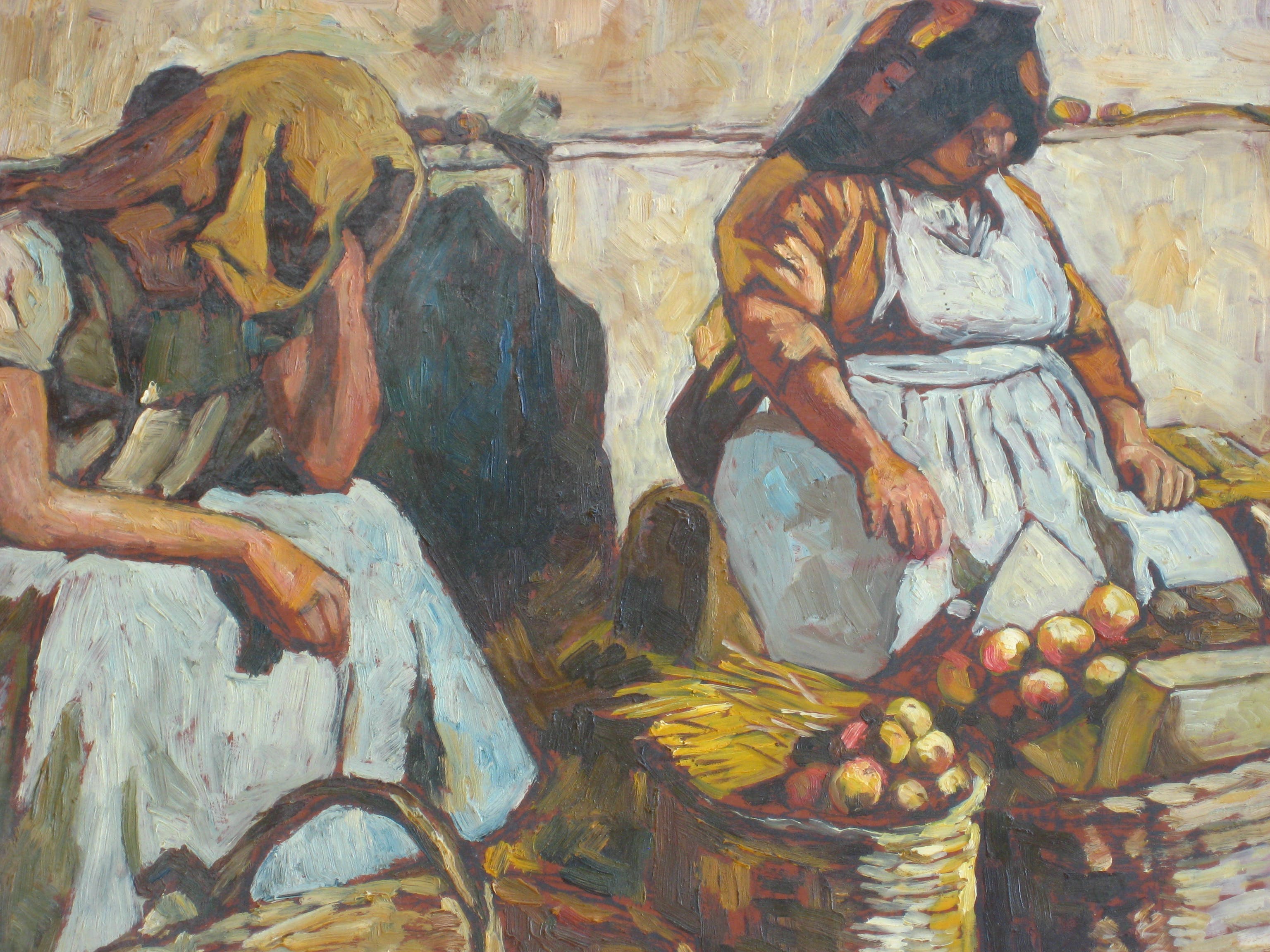 Edmond von Sijben de Maroije - Marktkoopvrouwen. kopen? Bied vanaf 95!