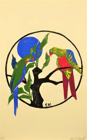 Otto Eberhardt - Barrabandsittiche verkocht voor € 50!