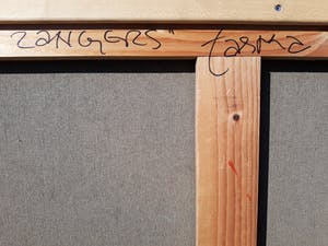 Dick Tasma - Zangers, olieverf op doek (mooi ingelijst, zeer groot) kopen? Bied vanaf 325!