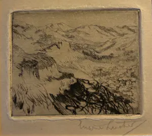 Eugene Lucker - Met Lücker door Nederland -vier etsen kopen? Bied vanaf 40!