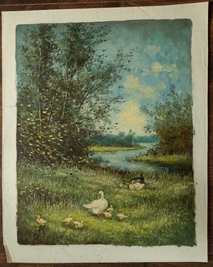 Toon Wildeboer - eenden in landschap kopen? Bied vanaf 20!