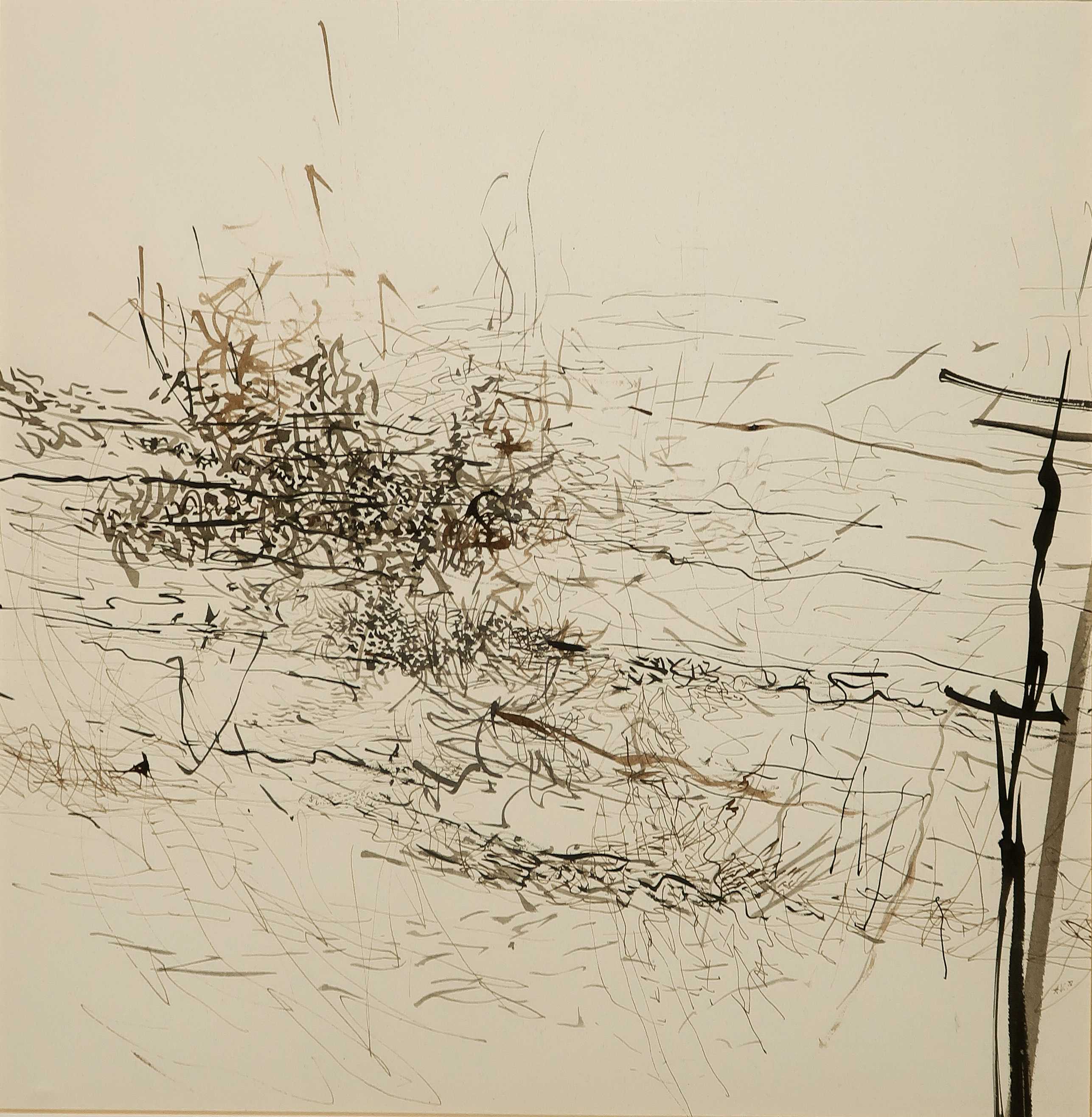 Anton Voorzanger - Inkttekening op papier, Zonder titel kopen? Bied vanaf 35!