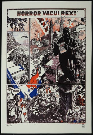Peter Pontiac - Zeefdruk, Horror Vacui Rex kopen? Bied vanaf 1!