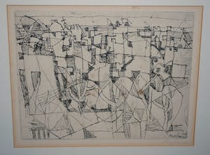 Eduard Bargheer - - ets - -1952 - - abstract kopen? Bied vanaf 1!