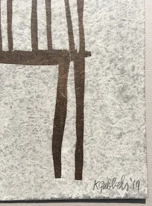 Klaas Gubbels - ‘aan Cezanne’ - houtdruk - 2019 kopen? Bied vanaf 265!