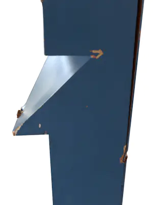 Johan H.W. Blaeke - Wandobject, Blauw 6 / Zwart 2 kopen? Bied vanaf 1!