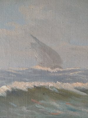 Hans Lenteman - Hollands inpressionistisch zeezicht kopen? Bied vanaf 100!