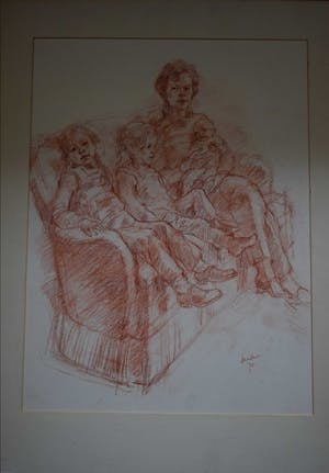 Joop Liesker - De familie op de bank kopen? Bied vanaf 100!