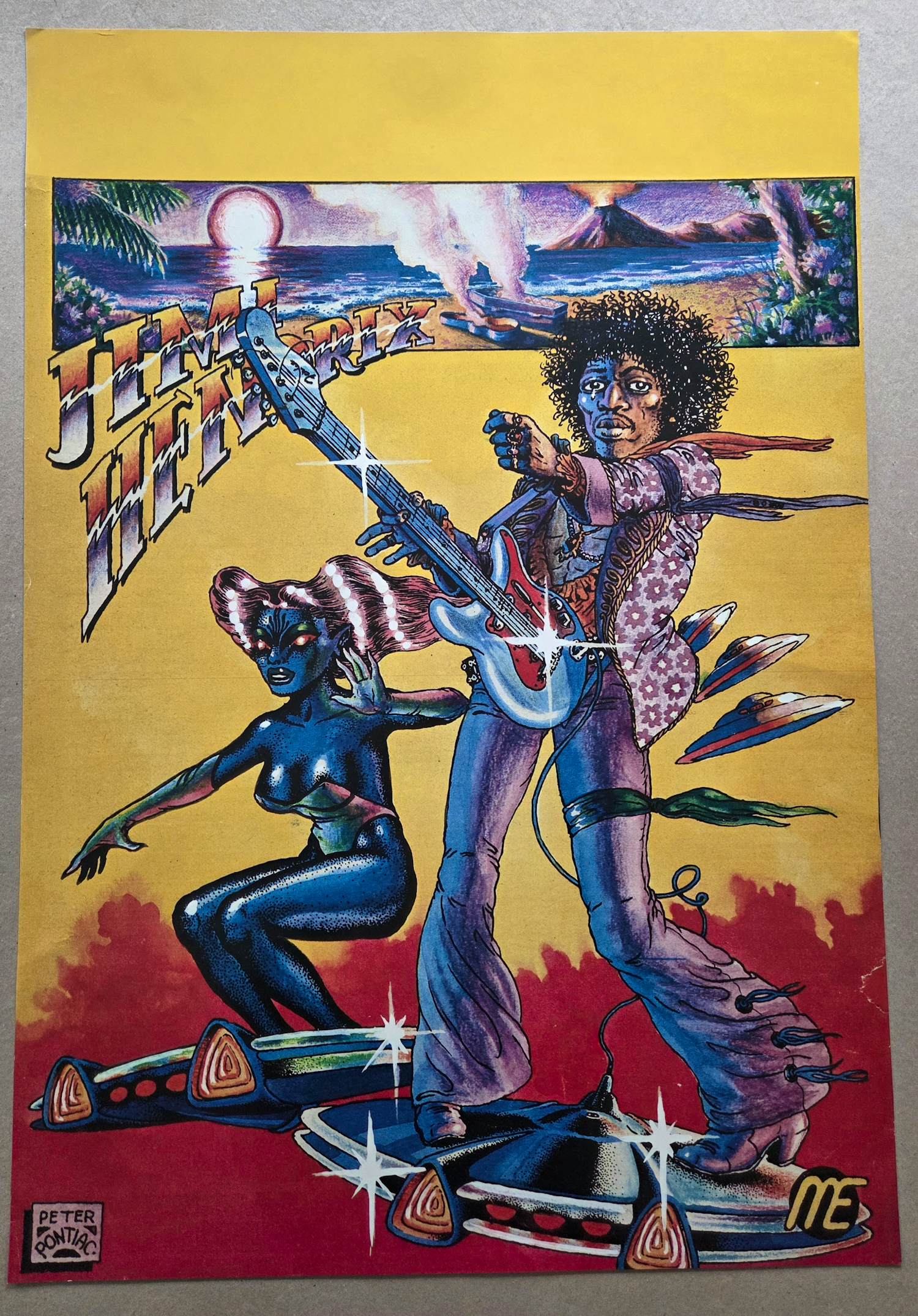 Peter Pontiac - Jimi Hendrix. Tweezijdig. kopen? Bied vanaf 79!