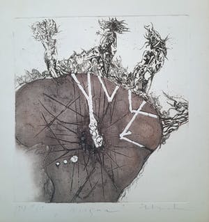 Niet of onleesbaar gesigneerd - ets - Wiosna 15/15 (lente) - 21582 kopen? Bied vanaf 1!