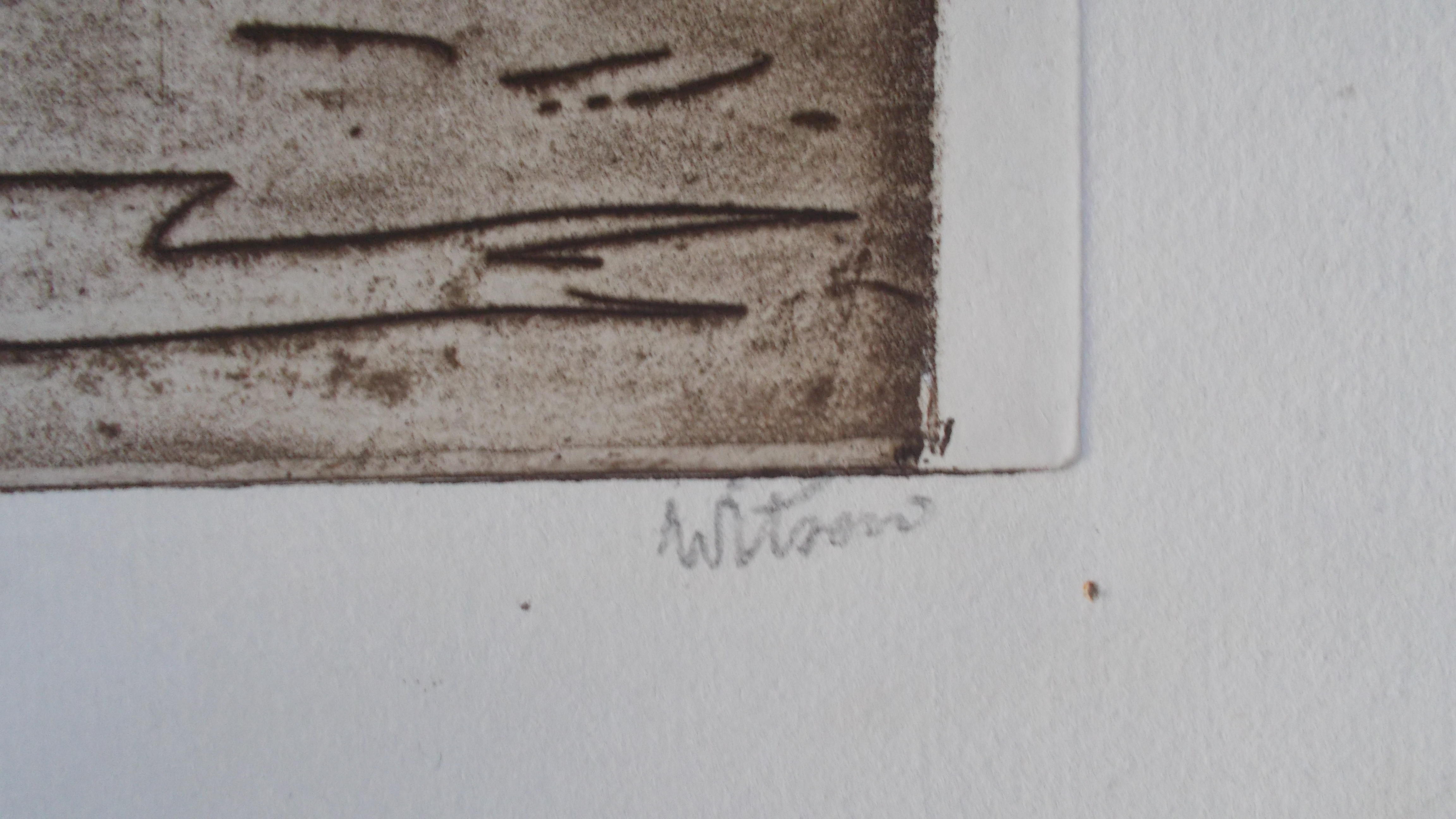 Willem Witsen - Waterloo Bridge in de mist, Londen kopen? Bied vanaf 375!