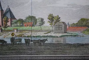 Caspar Jacobsz. Philips - - Tholen - - Zeeland - handgekleurde kopergravure uit 1752 - kopen? Bied vanaf 50!