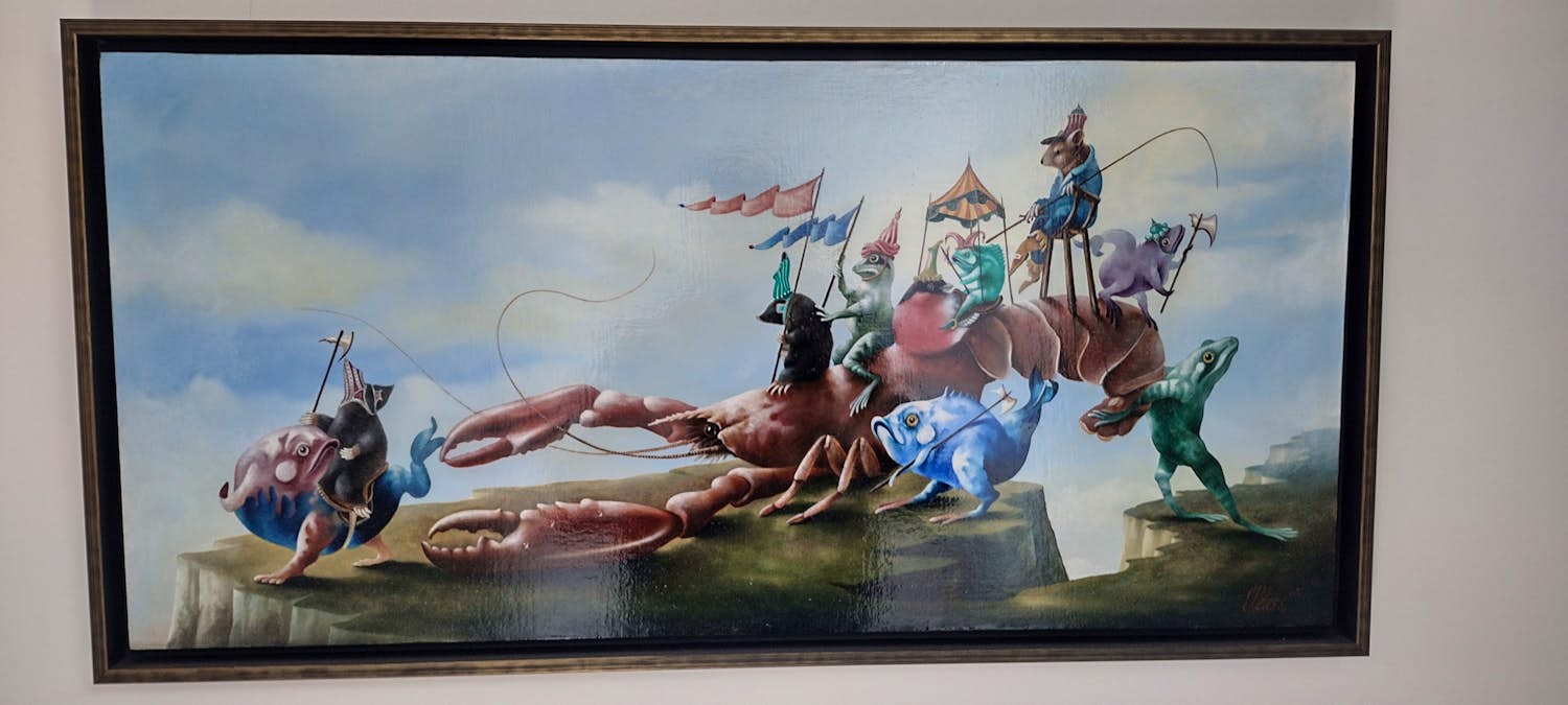 Eugene Peters - de kreeften parade verkocht voor € 1600!