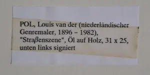 Louis van der Pol - Straatbeeld kopen? Bied vanaf 1500!