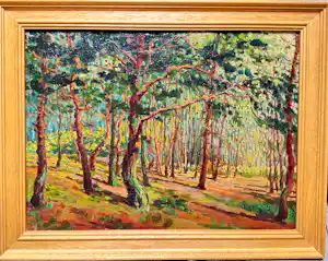 AcheterMarcel Hess - Postimpressionistisch Bosgezicht? Enchérissez de 150!