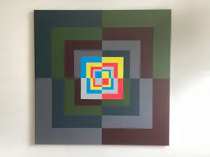 Jack Vissers - Illusio Optica Forma (Quadrata II) kopen? Bied vanaf 350!