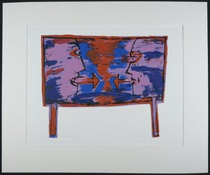 Jan Voets - Zeefdruk, Tafel IV kopen? Bied vanaf 1!