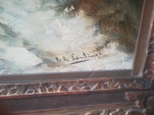 Niet of onleesbaar gesigneerd - Winterlandschap kopen? Bied vanaf 1!