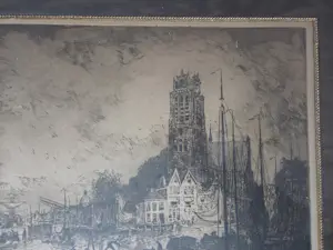 Martin van Waning - Gezicht op Dordrecht. kopen? Bied vanaf 39!