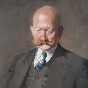 Arie van Mever - Portret Dhr. Pels - olieverf - groot - ingelijst - 21564 kopen? Bied vanaf 1!