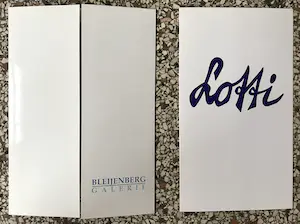 Lotti van der Gaag - 2 uitnodigingen Galerie Blijenberg kopen? Bied vanaf 1!