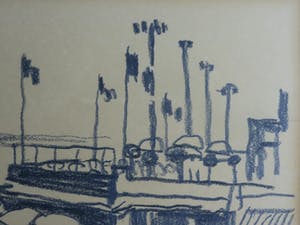 Herman Berserik - (1921-2002) Potloodtekening - studie Scheveningen kopen? Bied vanaf 125!