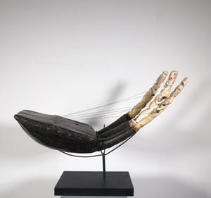 Teke - Leer en been, Harp kopen? Bied vanaf 350!