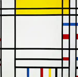 Piet Mondriaan - Place de la Concorde, offset reproductie / artprint verkauft für € 40!