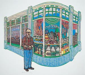 Ondine de Kroon - Hout/linosnede, Casa Nobre kopen? Bied vanaf 20!