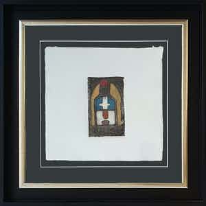 Michel van Overbeeke - Ets - Ingelijst verkocht voor € 45!