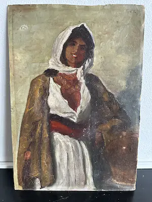 Niet of onleesbaar gesigneerd - Portret kopen? Bied vanaf 1!