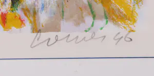 Jan Cremer - Zeefdruk, La Montagne Sainte Victoire - Ingelijst kopen? Bied vanaf 250!