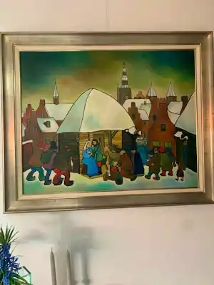 Toon Tieland - "De geboorte van Kindeke Jezus" in Amersfoort verkauft für € 8991!