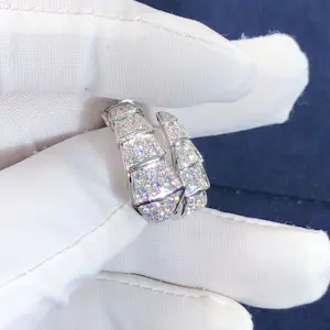 Cartier - 18K Gouden Diamanten Ring (±1,80 ct) – Serpenti Stijl Geïnspireerd op Bvlgari kopen? Bied vanaf 1750!