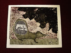 Theo van den Akker - Zaans Graficus & Surrealistist - ETS -Bep. oplage (10) "de Spitsmuis" gesigneerd kopen? Bied vanaf 10!