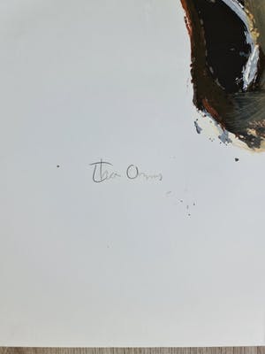 Theo Onnes - Cow - gesigneerd - 75 ex - groot kopen? Bied vanaf 1!